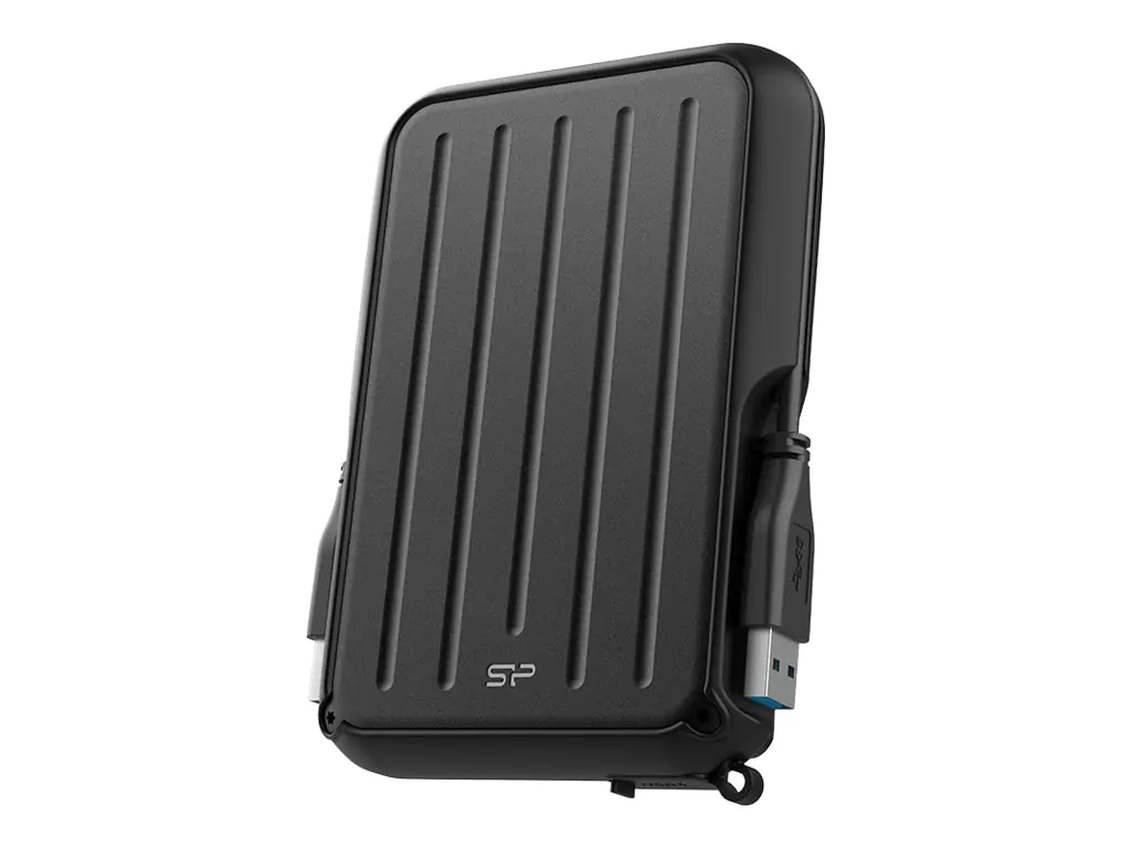 SILICON POWER Armor A66 - Festplatte - 5 TB - extern (tragbar) - 2.5" (6.4 cm) - USB 3.2 Gen 1 - Schwarz