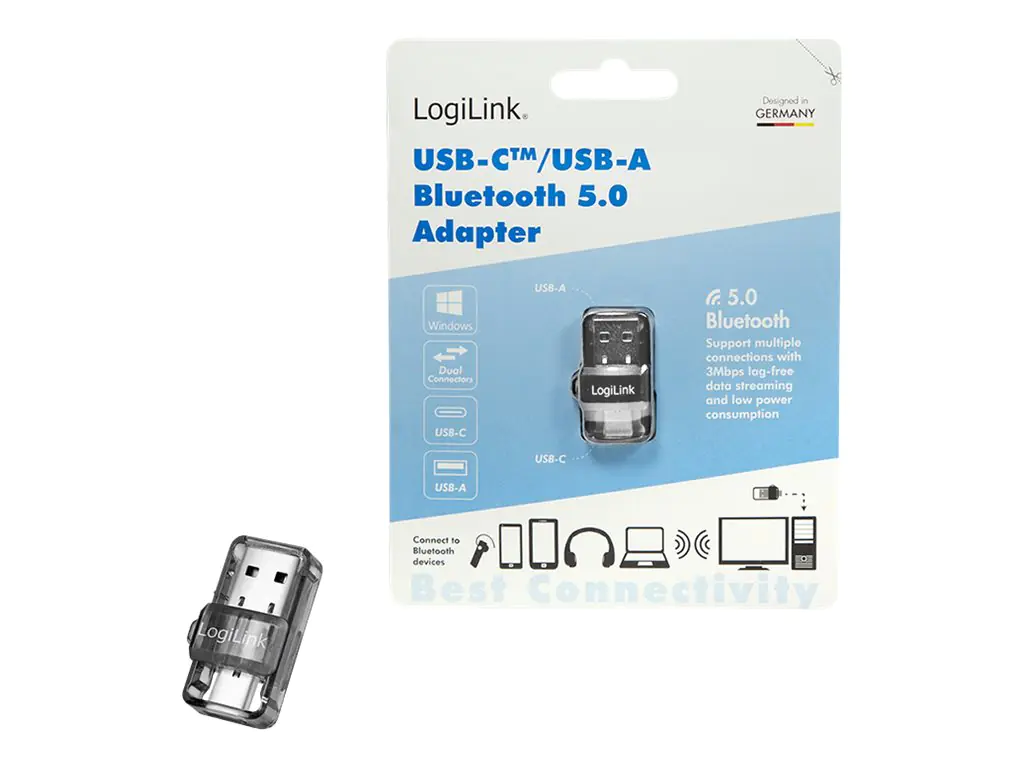 LogiLink Netzwerkadapter - USB-C 3.2 / USB-A BT0054