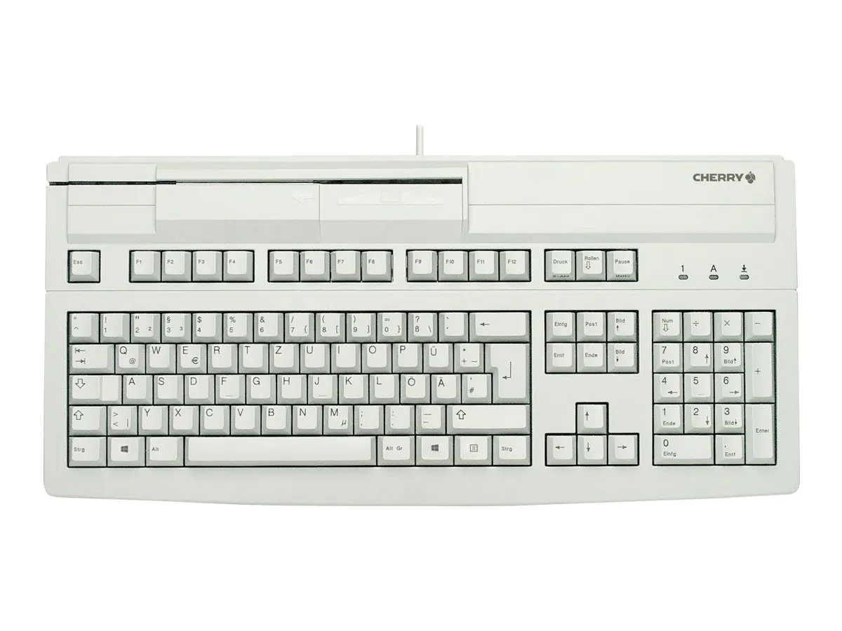 CHERRY MultiBoard V2 G80-8000 - Tastatur - USB - Deutsch - Hellgrau