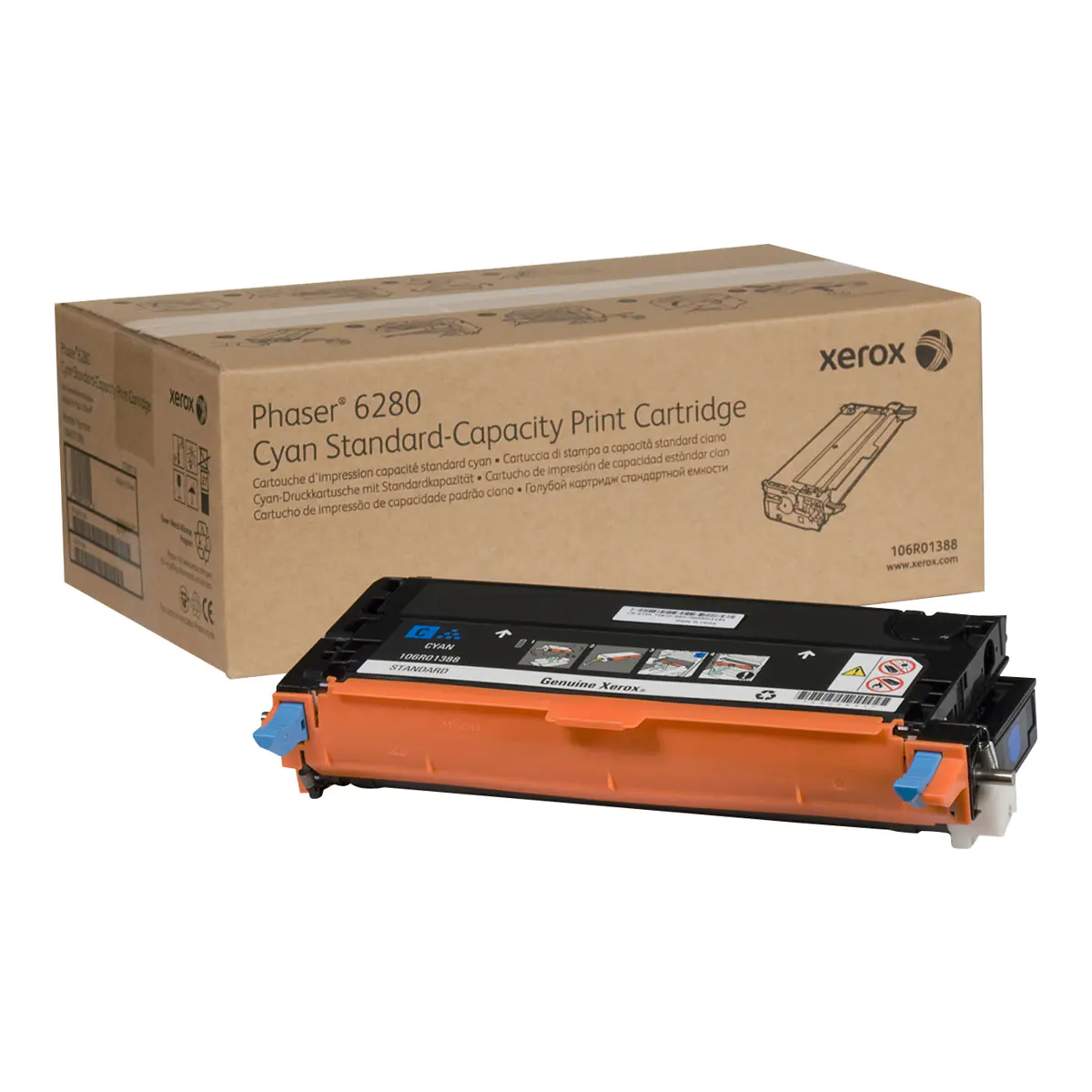 Xerox Phaser 6280 - Cyan - Original - Tonerpatrone - für Phaser 6280/YN, 6280DN, 6280N