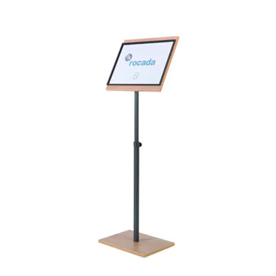 rocada Infodisplay NATURAL 40 x 140 x 30 cm (B x H x T) DIN A3 inkl. magnetische Hülle natur