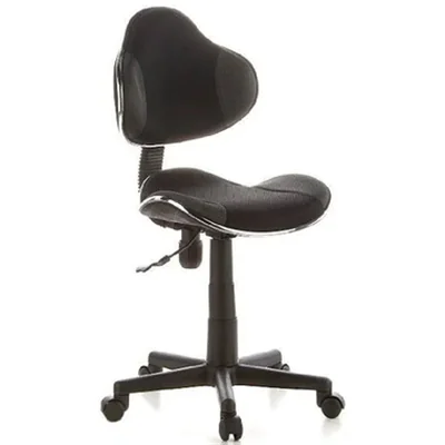 hjh OFFICE Kinderdrehstuhl KIDDY GTI-2 Rolle hart gebremst (für Teppichboden) Kunststoff schwarz/grau