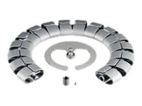 Rotronic-Secomp Kabelschlange Premium Set - Kabelmanagement-Verbindungshalterung - Silber - 75 cm