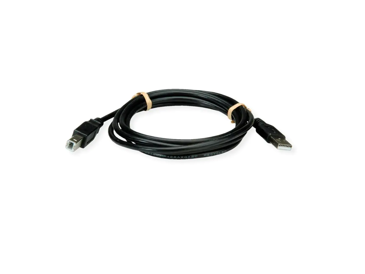 ROLINE RM USB2.0 Kabel, A-B, ST/ST,0,8m - ROLINE RM USB 2.0 Kabel - Typ A-B