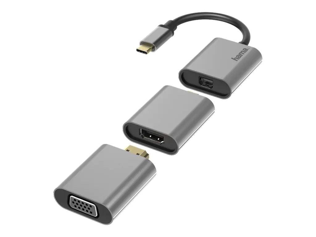 Hama Video-/Audio-Adapter-Kit - Anthrazit