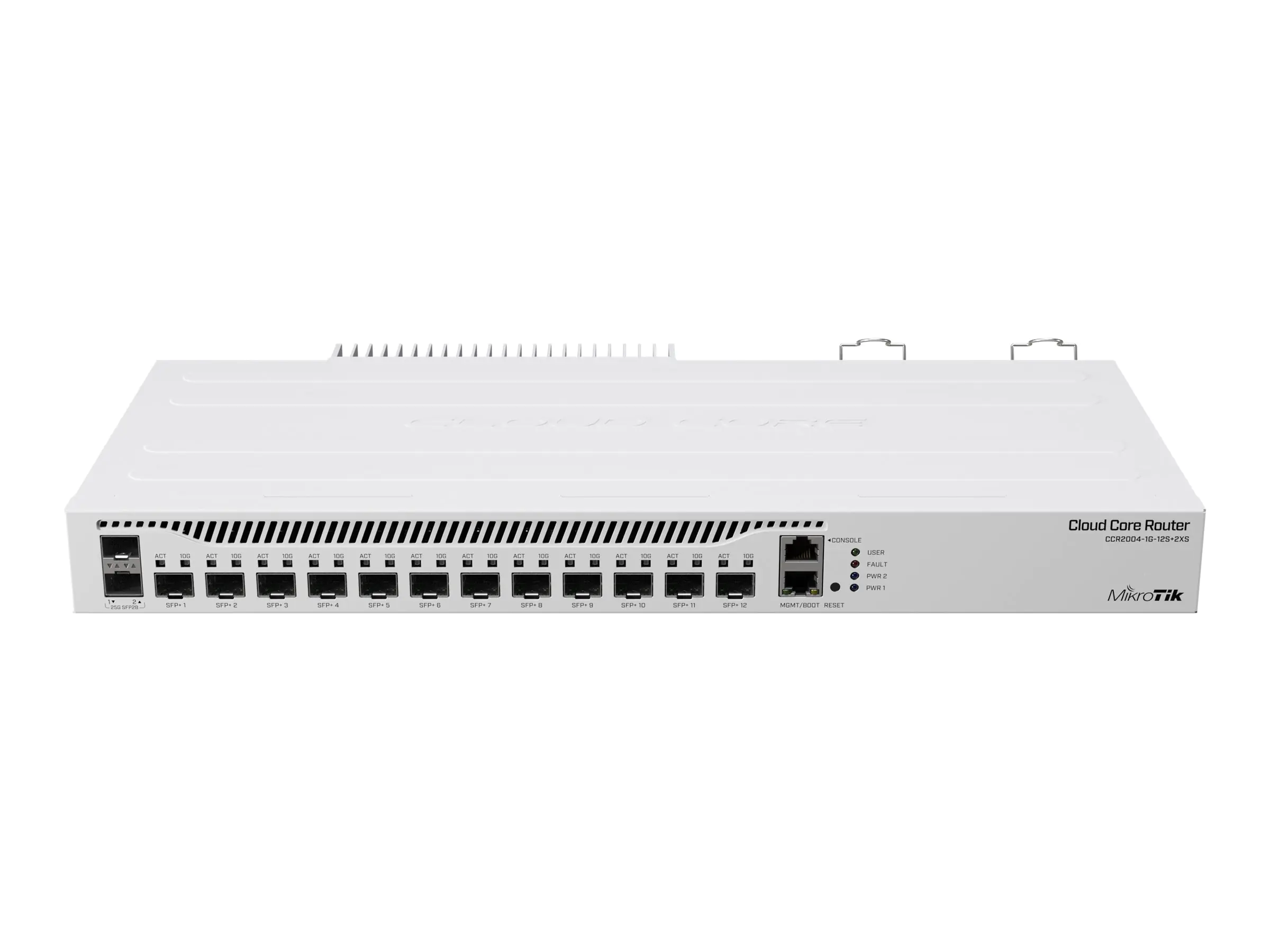 MikroTik Cloud Core Router CCR2004-1G-12S+2XS - Router 10GbE, 25GbE - an Rack montierbar