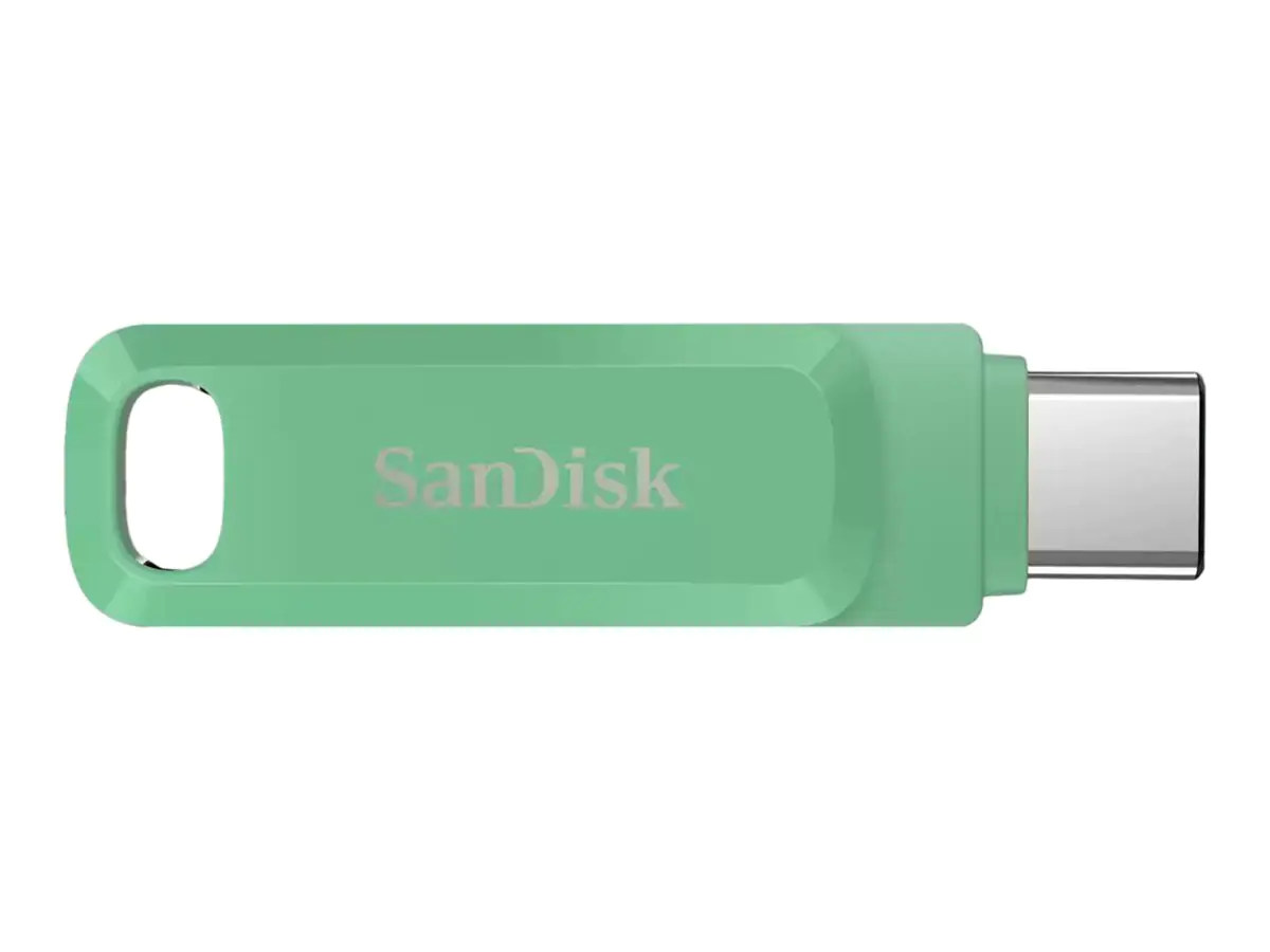 SanDisk Ultra Dual Drive Go - USB-Flash-Laufwerk - 128 GB - USB 3.2 Gen 1 / USB-C - absinthe green