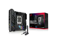 ASUS ROG STRIX B760-I GAMING WIFI - Motherboard - Mini-ITX - LGA1700-Sockel - B760 Chipsatz - USB 3.2 Gen 1, USB-C 3.2 Gen2, USB-C 3.2 Gen 2x2, USB-C 3.2 Gen 1 - 2.5 Gigabit LAN, Bluetooth, Wi-Fi - Onboard-Grafik (CPU erforderlich) - HD Audio (8-Kanal)