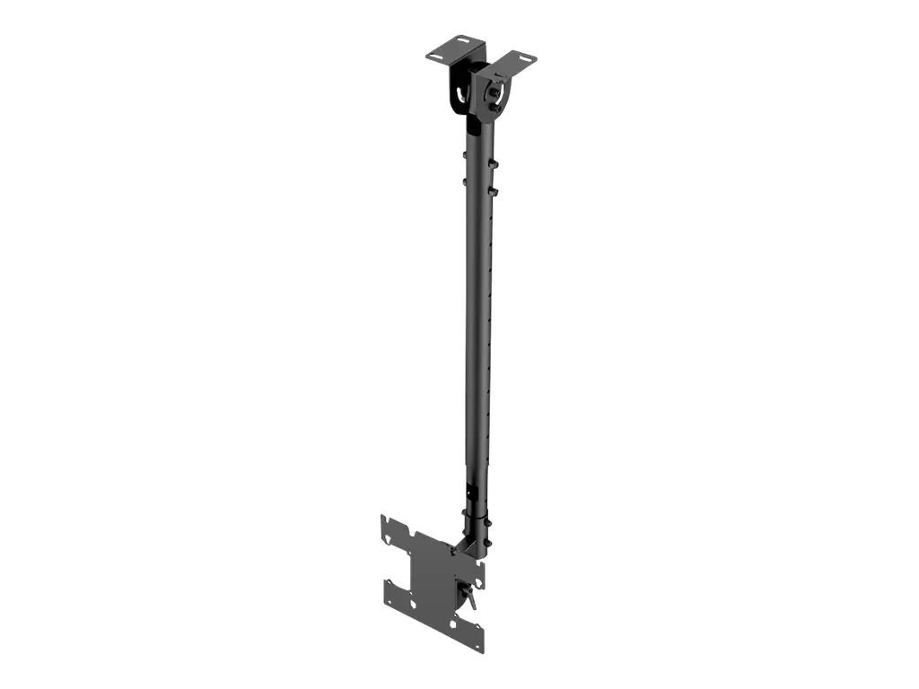 Hagor PLD series Small Single - Befestigungskit (Deckenmontage) - für LCD-Display - Schwarz - Bildschirmgröße: 61-81 cm (24"-32") - Montageschnittstelle: bis zu 200 x 200 mm