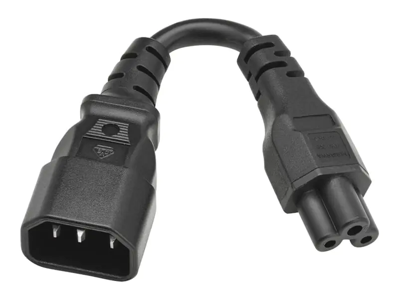 Tripp Laptop Power Cord Adapter, C14 to C5 - 2.5A, 250V, H05VV-F, 0.15 m (6 in.)