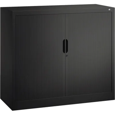 C P Omnispace Rollladenschrank schwarzgrau 2 Fachböden 120.0 x 42.0 103.0 324300S10102