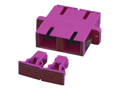 VALUE - Netzwerkkoppler - SC multi-mode (W) bis SC multi-mode (W) - Glasfaser - OM4 - violett