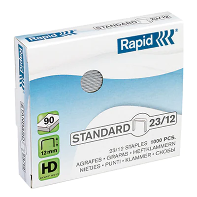 Rapid Heftklammer Standard 24869400 23/12 1.000 St./Pack.
