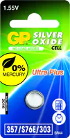 Gold Peak Industries Uhrenbatterie Silber-Oxid 357 SR44W 1.55V High drain 1Stück