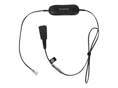 Jabra GN1216 - Headset-Kabel - RJ-9 männlich zu Quick Disconnect männlich - 2 m - für Avaya one-X Deskphone Edition 96XX; Jabra GN 2000, GN1900, GN2000; BIZ 2400 3in1, GN2000