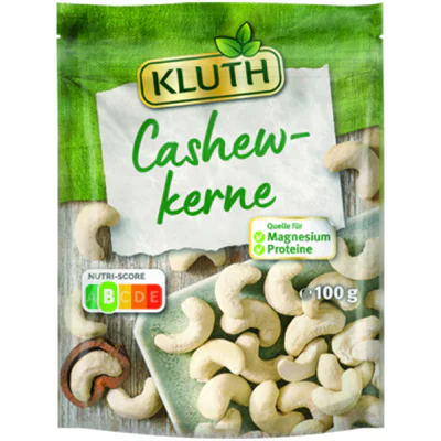KLUTH Cashewkerne natürlich 100 g/Pack.