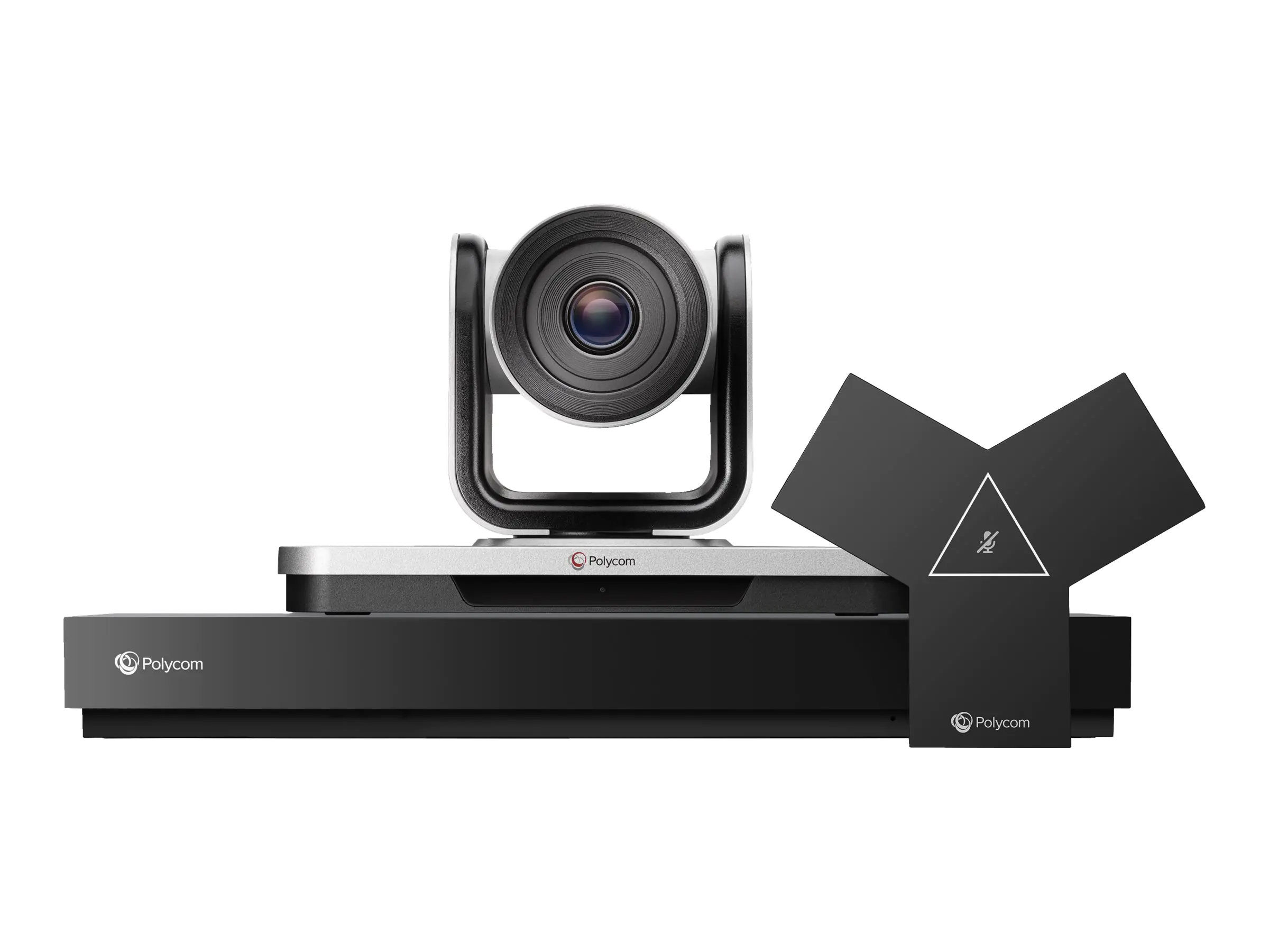 Poly G7500 - Videokonferenzsystem (camera, Mikrofon, Codec) - Zoom Certified, Zertifiziert für Microsoft Teams - Schwarz - mit EagleEye IV-12x camera