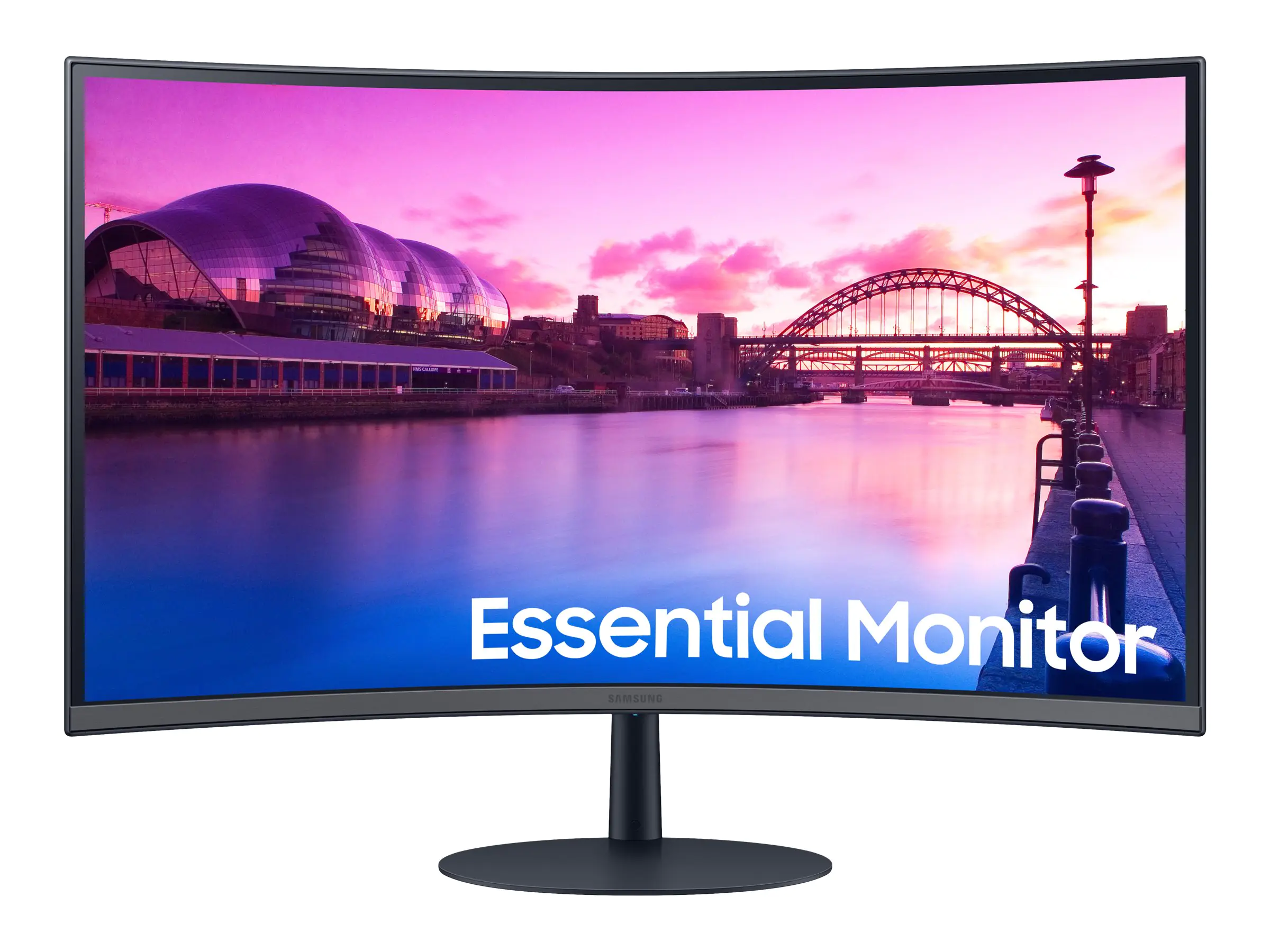Samsung S32C390EAU - S39C Series - LED-Monitor - gebogen - 80 cm (32") - 1920 x 1080 Full HD (1080p) @ 75 Hz - VA - 250 cd/m² - 3000:1 - 4 ms - 2xHDMI, DisplayPort - Lautsprecher - Schwarz, dunkelblau/grau