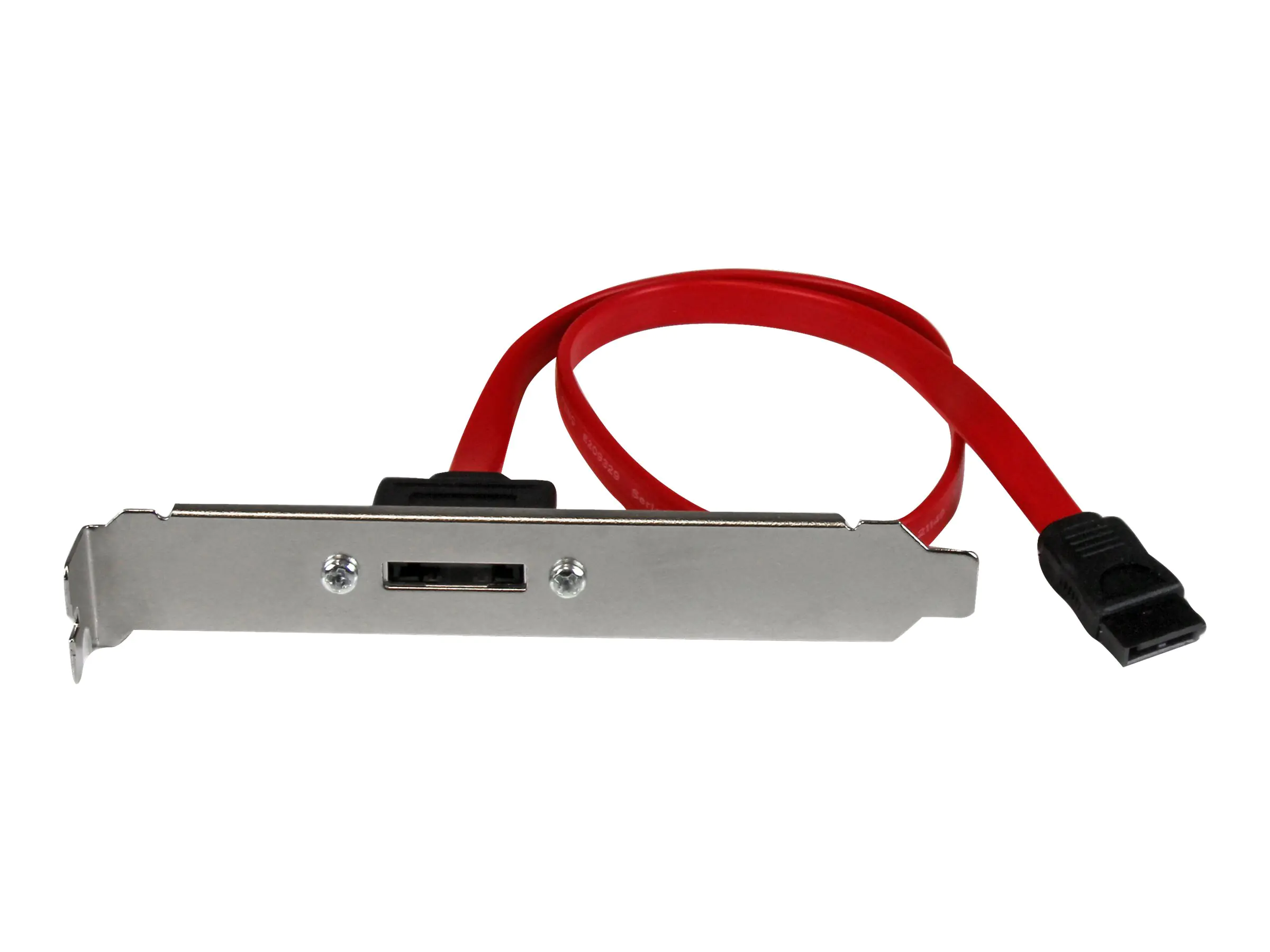 StarTech 45cm 1 Port SATA auf eSATA Slotblech Adapter - Buchse/Stecker - SATA-Blende, intern/extern - Serial ATA 150/300/600 - SATA (W) zu eSATA (M) - 45.72 cm - für P/N: S251SMU33EP, SDOCKU313E, SDOCKU33EF