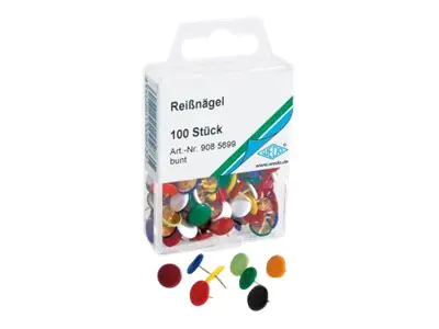 WEDO Reißnägel - 10 mm Kopfdurchmesser - diverse 908 5699