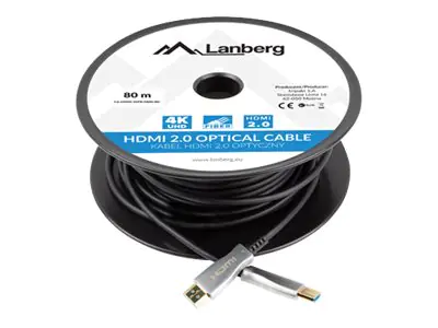 Lanberg Premium Hochgeschwindigkeit - HDMI-Kabel mit Ethernet - HDMI männlich zu HDMI männlich -