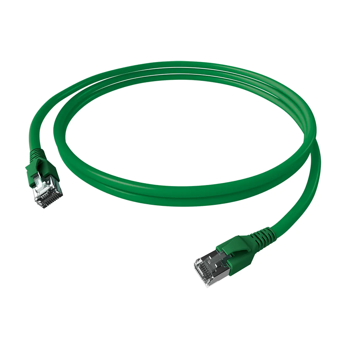 EasyLan CP1KGBGBG0030 FlexBoot Patchkabel Kat.6A ISO/IEC geschirmt grün 4PPoE 3