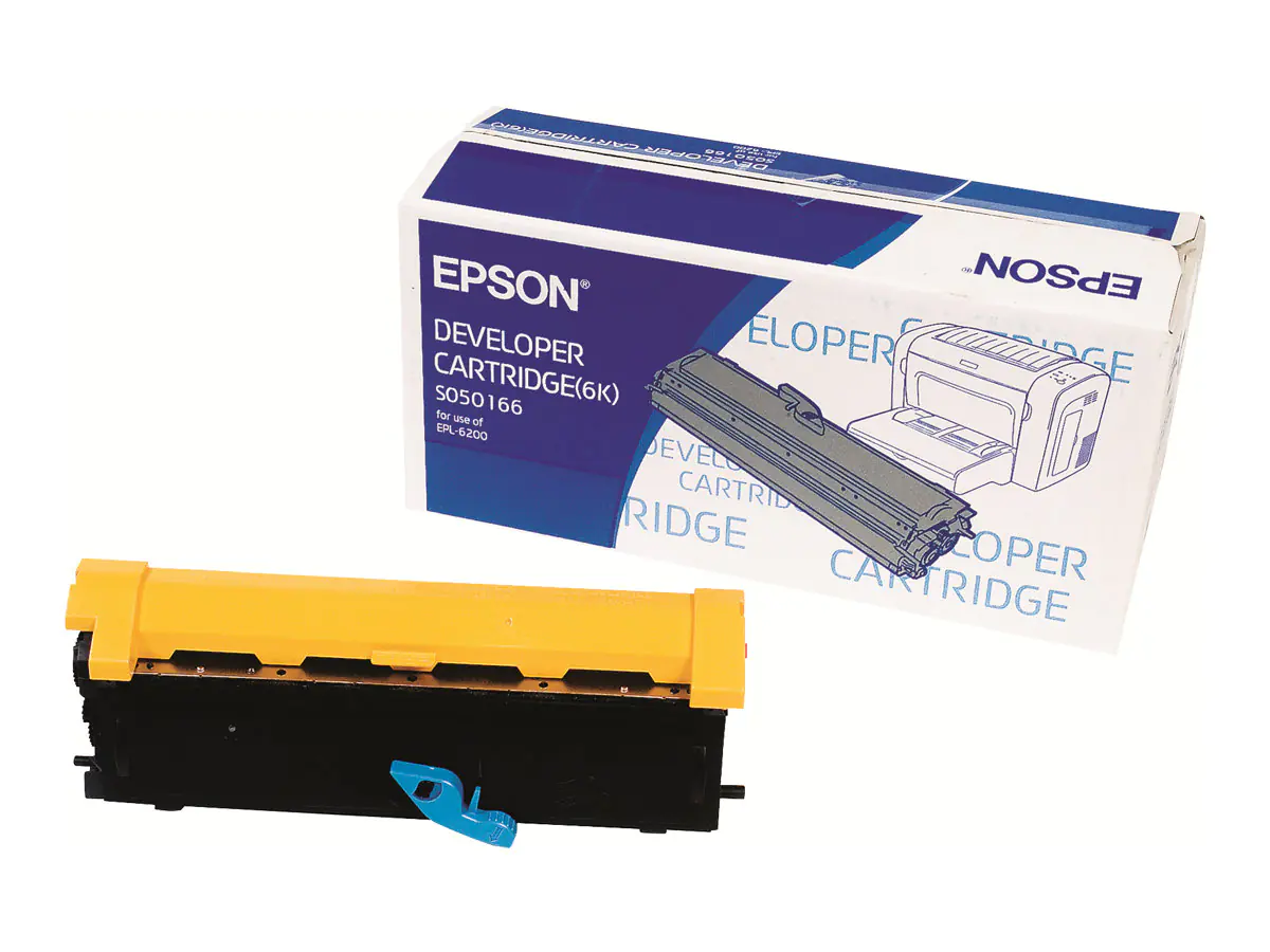 Epson S050166 - Schwarz - Original - Entwickler-Patrone - für EPL 6200, 6200DT, 6200DTN, 6200E, 6200L, 6200N
