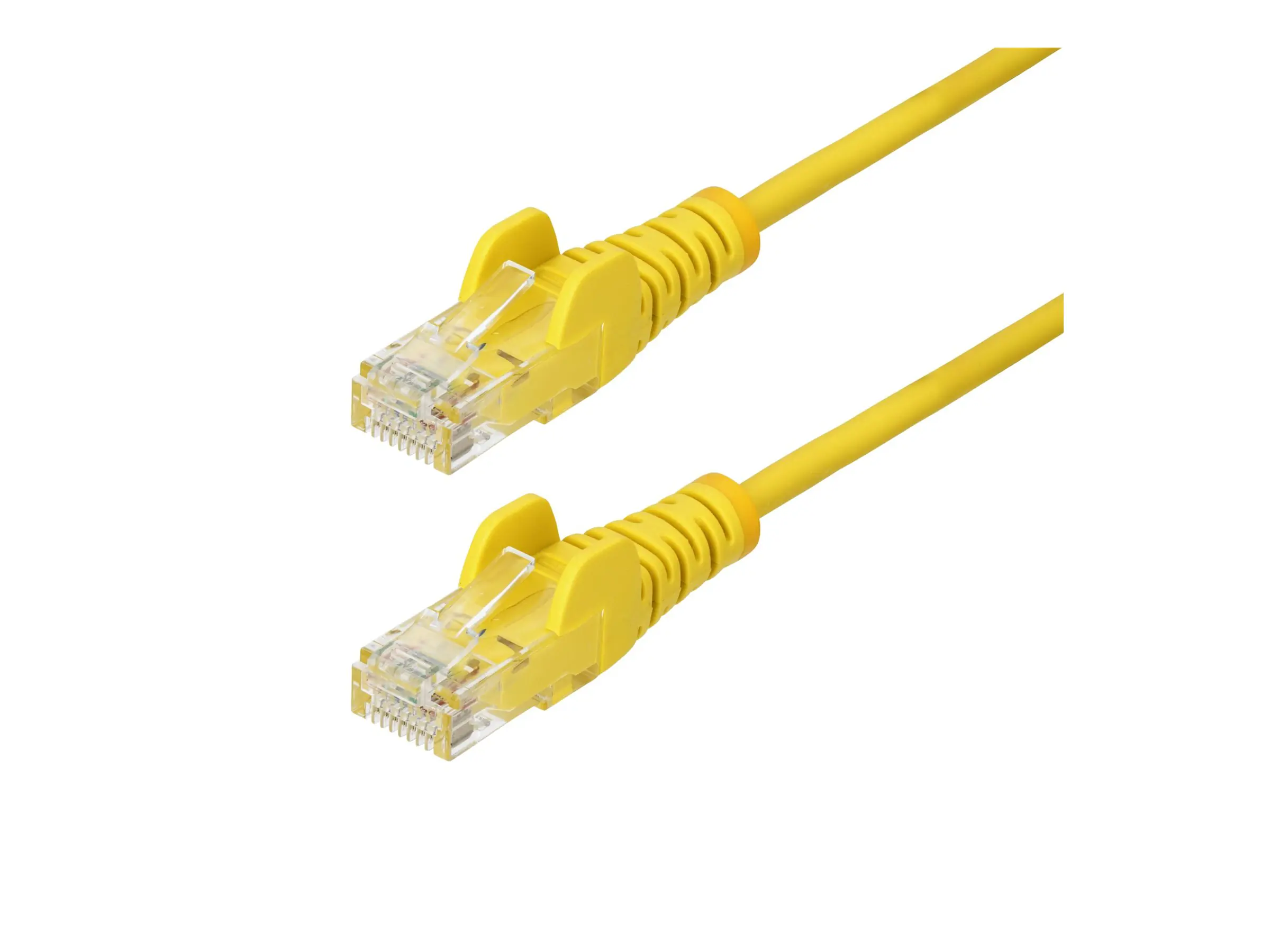 StarTech.com 2.5m Yellow Slim CAT6 Ethernet Cable , Snagless, 28AWG, LSZH - Patch-Kabel - RJ-45 (M)