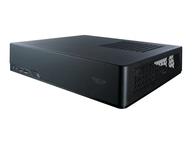 Fractal Design Node 202 - Kompaktes Chassis - Mini-ITX - keine Spannungsversorgung (SFX12V) - Schwarz - USB/Audio