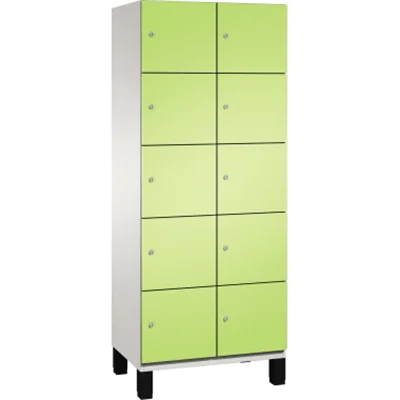 C+P Fächerschrank 4510322S10020 Füße 8Fächer B800mm lgr/vgn