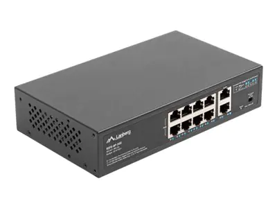 Lanberg RSFE-8P-2GE-120 - Switch - unmanaged - 2 x 10/100 (Uplink)