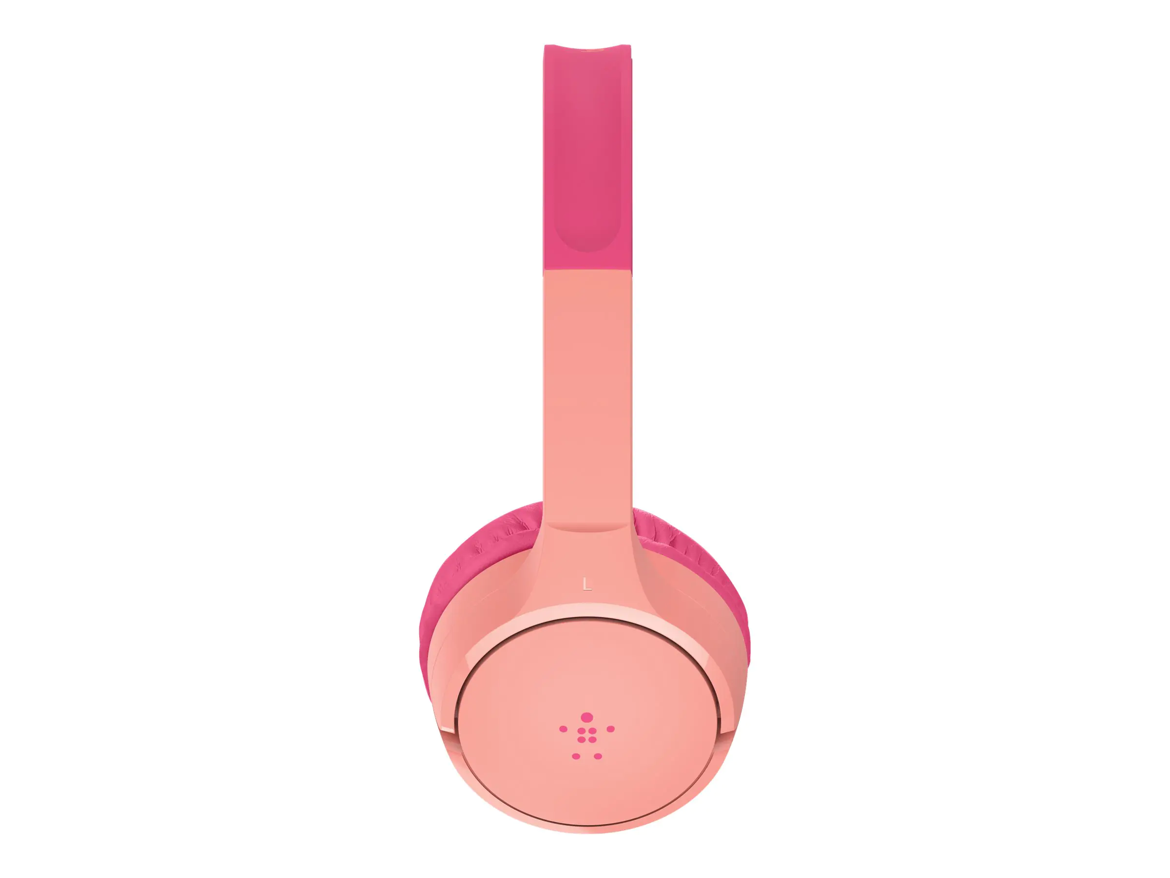 Belkin SoundForm Mini - Kopfhörer mit Mikrofon - On-Ear - Bluetooth - kabellos, kabelgebunden - 3,5 mm Stecker - pink