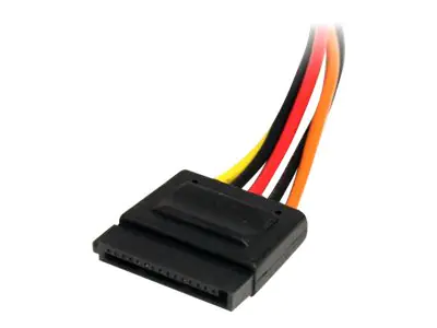 StarTech 20cm SATA Strom Verlängerung - Stecker / Buchse - Serial-ATA Strom Verlängerungskabel - Spannungsversorgungs-Verlängerungskabel - SATA-Stromstecker (M) zu SATA-Stromstecker (W) - 20.3 cm - für P/N: PYO2SATA, PYO4SATA, SATAPOWADAP