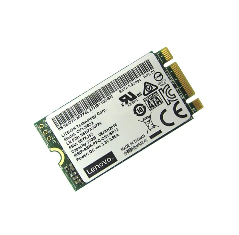Lenovo ThinkSystem CV1 - 32 GB SSD - intern - M.2 - SATA 6Gb/s - für ThinkSystem M.2; ThinkSystem SR250; SR590; SR645; SR665; SR860; SR860 V2; SR950; ST250