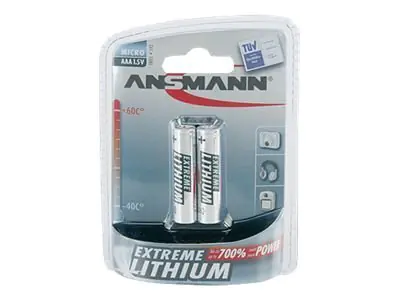 Ansmann Extreme Lithium Micro - Batterie 2 x 5021013