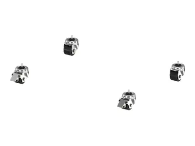 Schroff VARISTAR CP - Steckgehäuse-Rollensatz - Schwarz, Silber