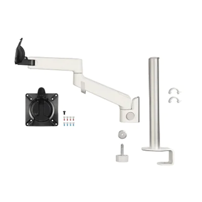 Lima Monitorschwenkarm 6,5kg Aluminium/Zink/Stahl/Kunststoff/Gummi, 100 % recycelbar weiß