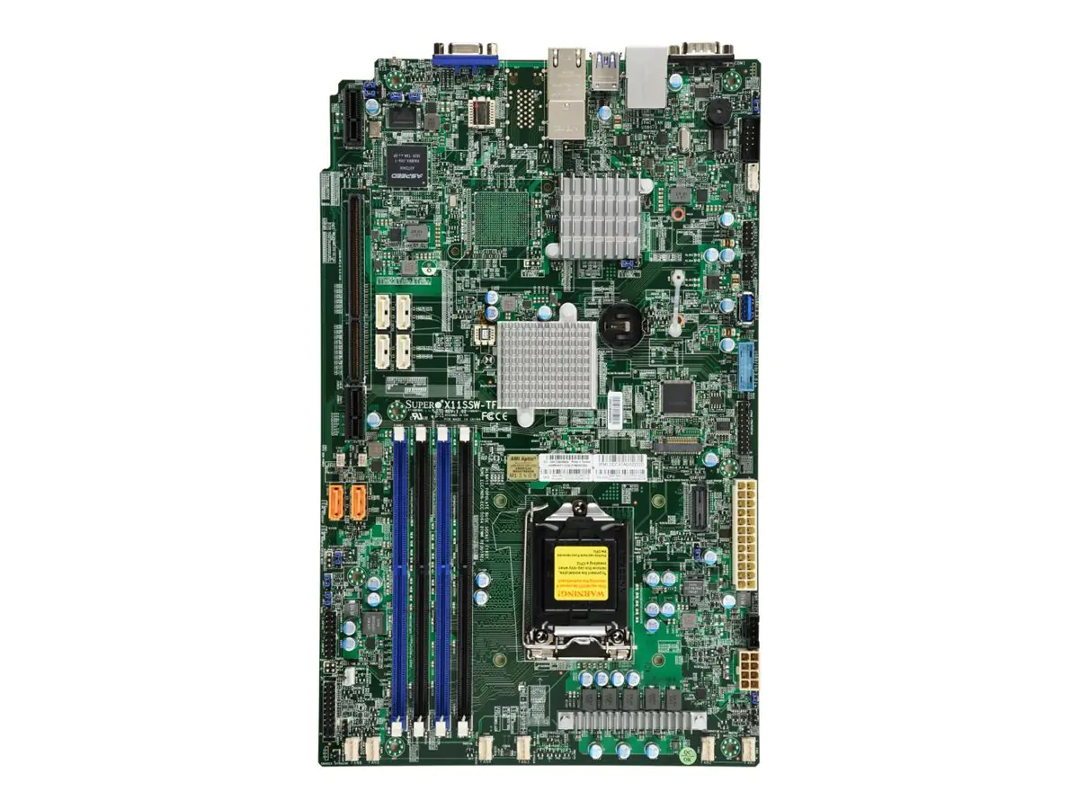 SUPERMICRO X11SSW-TF - Motherboard - LGA1151 Socket - C236 - USB 3.0 - 2 x 10 Gigabit LAN - Onboard-Grafik
