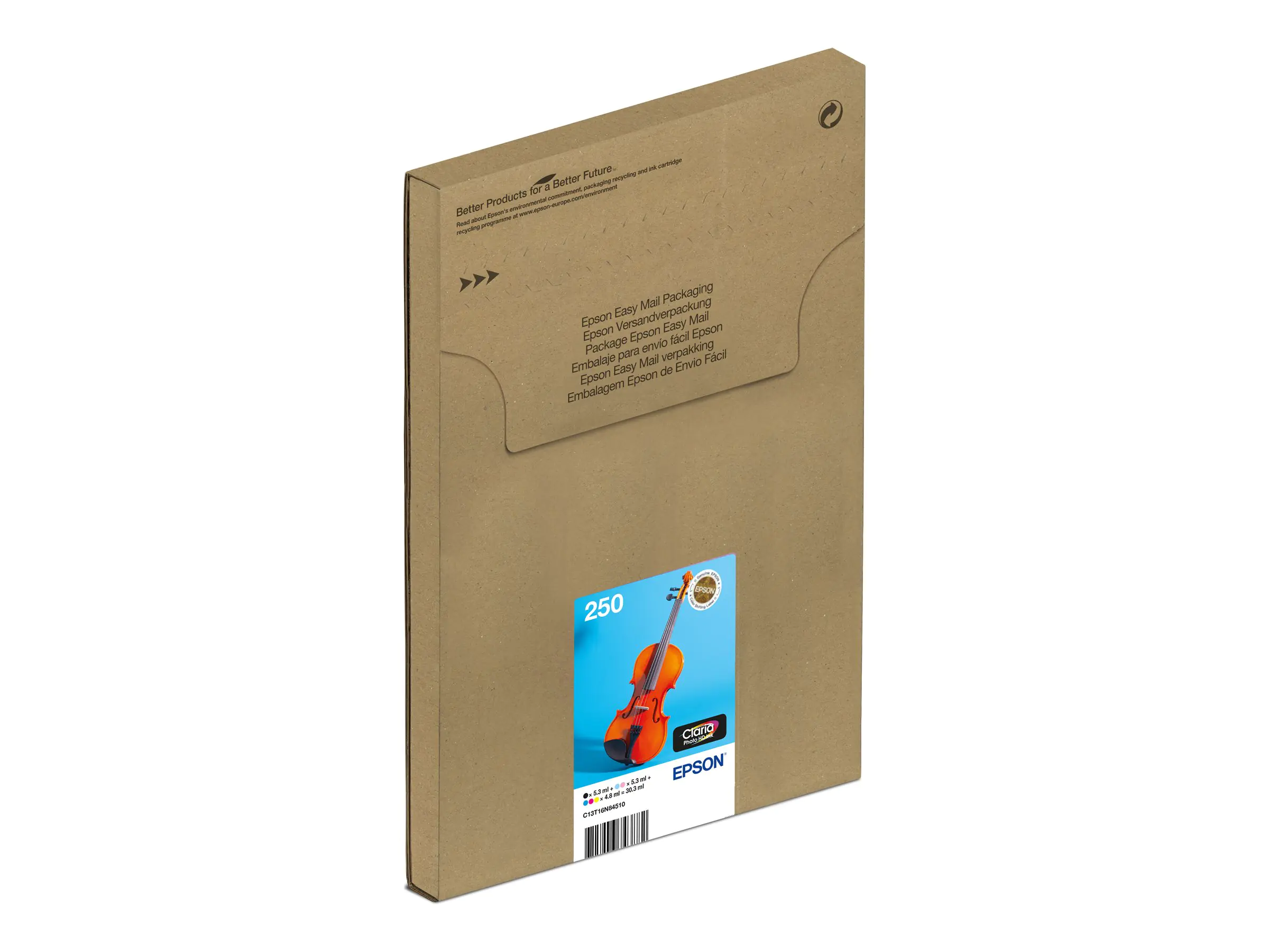 Epson 250 Multipack EasyMail - 6er-Pack - Schwarz , Gelb, Cyan, Magenta, hell Cyan,
