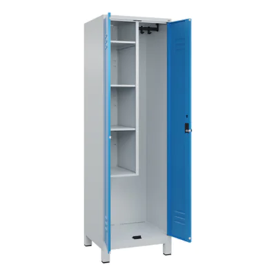 C P Putzmittelschrank Classi lus 080110-00 S10004 lichtblau lichtgrau 4 Fachböden 60 080110-00-S10004