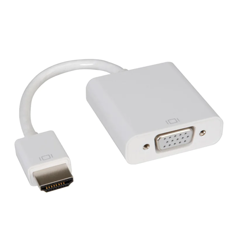 Roline - Videoadapter - HD-15 (VGA) weiblich zu HDMI männlich - 15 cm - weiß