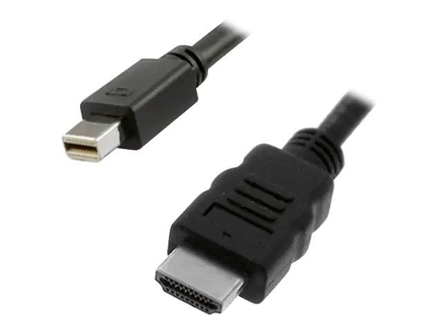 VALUE - Videokabel - Mini DisplayPort (M) bis HDMI (M) - 3 m - abgeschirmt - Schwarz