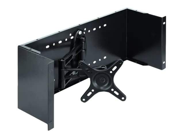 Delock Monitorarm - Rack montierbar - Schwarz - 4U - 48.3 cm (19") 42629