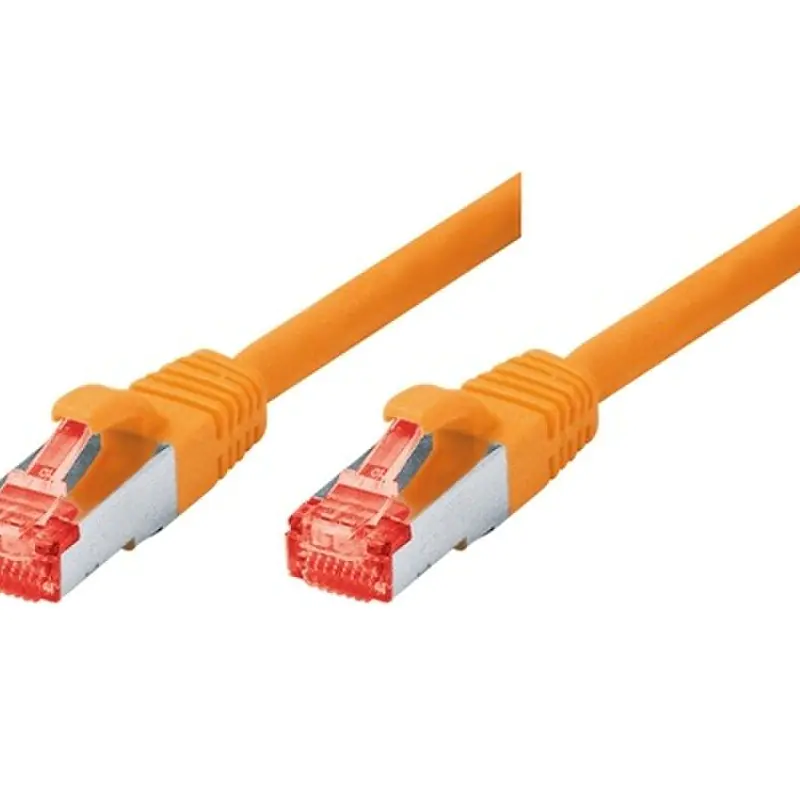 Tecline Patchkabel RJ-45 (M) RJ-45 (M) 71501A 1 m Abgeschirmt CAT 6 Orange