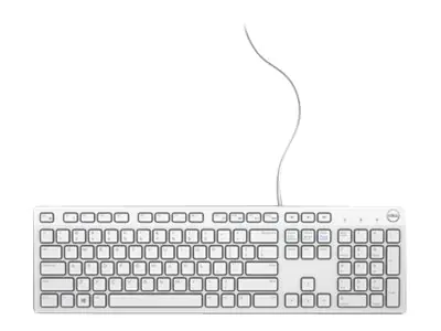 Dell KB216 - Tastatur - USB - AZERTY - Französisch - weiß