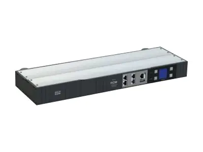 Bachmann BlueNet BN3000 RCM Inline - Stromverteilungseinheit (Rack - einbaufähig) - Wechselstrom 400 V - 11000 VA - 3 Phasen - Ethernet 10/100 - 1U - 3 m Schnur