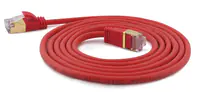 WANTEC Extra dünnes CAT7 SSTP Patchkabel - 1 m - Cat7 - S/FTP (S-STP) - RJ-45 - RJ-45 - Rot