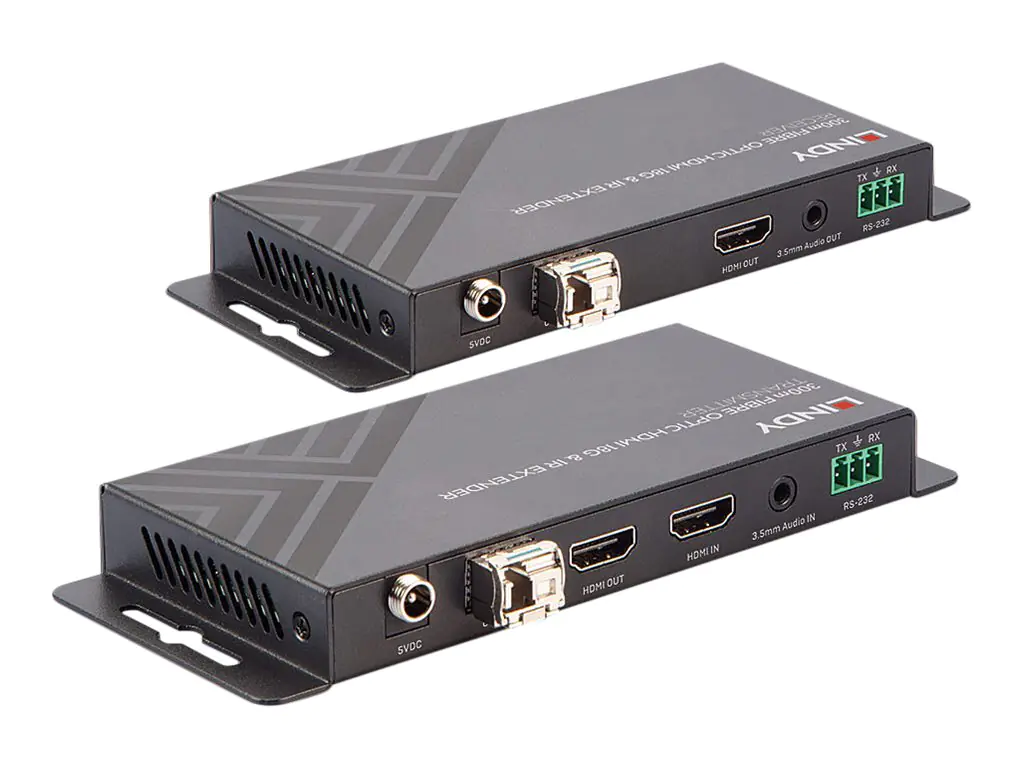 Lindy Fibre Optic HDMI 2.0 18G & IR Extender - Erweiterung für Video/Audio - HDMI - bis zu 300 m