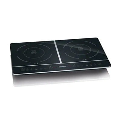 SEVERIN Kochplatte DK 1031 3.400W 2 Induktionskochzonen Glaskeramik schwarz