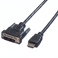 VALUE - Adapterkabel - Single Link - DVI-D männlich zu HDMI männlich - 1.5 m - Doppelisolierung - Schwarz - 1080p-Unterstützung